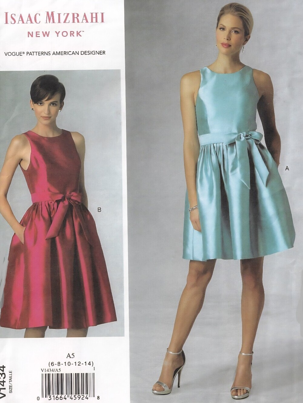 Red Fit & Flare Cocktail Party Dress